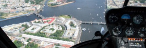 Полёт на вертолете над Санкт-Петербургом